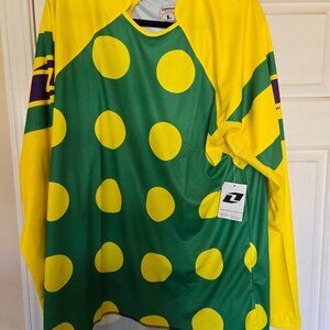 NWT Men's Long Sleeve Sleeve Mountain Bike BMX Cycling Jersey - Large